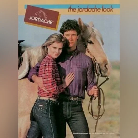 Vintage Jordache Jeans Unhemmed Long 24x33 Straight Horsehead Made USA 80s - Picture 2 of 13